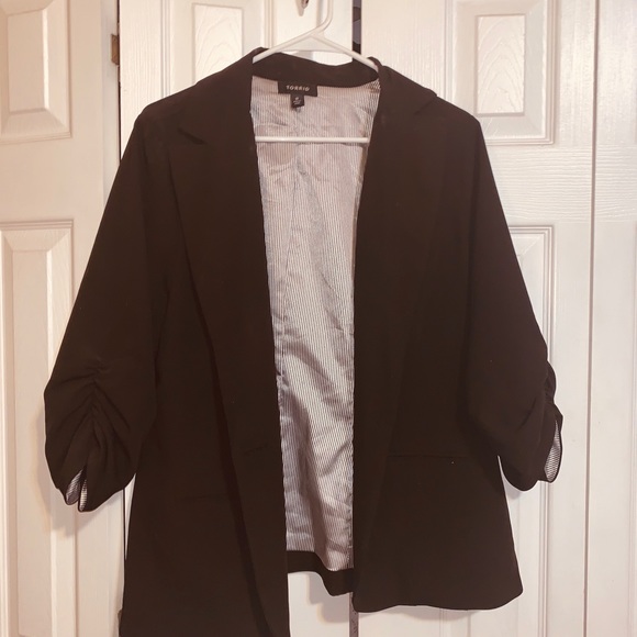 Torrid black blazer Size 0 - Picture 3 of 3